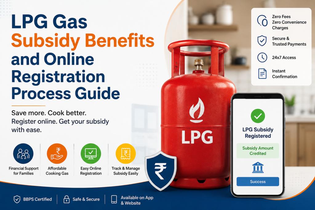 LPG Gas Subsidy Benefits and Online Registration Process Guide