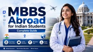 Indian students exploring MBBS Abroad opportunities, admission process, top medical universities, and career options abroad.