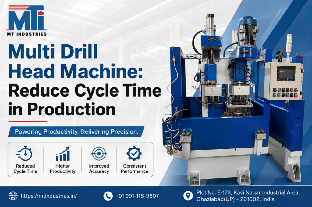 Multi Drill Head Machine Reduce Cycle Time in Production