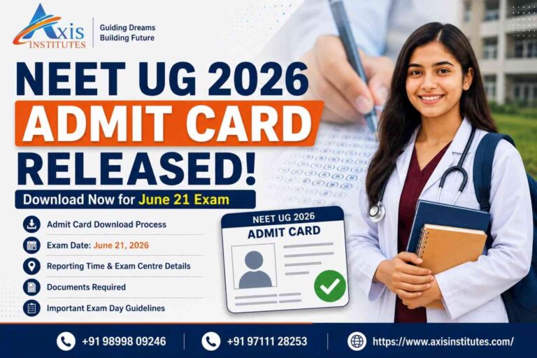 NEETUG2026AdmitCardReleasedDownloadNowforJune21Exam