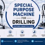 Special Purpose Machine for Drilling with multi spindle drilling heads performing precision industrial drilling operations