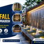 Premium Sheet Water Fall installation in Arunachal Pradesh by Spardha Engineers for hotels, resorts, villas, swimming pools, and commercial landscape projects.