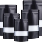 black mylar bags