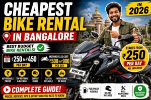 cheapest bike rental in bangalore