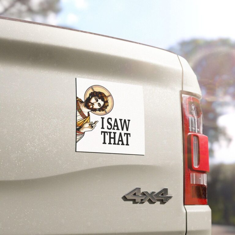 Custom magnetic bumper stickers