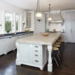 Island with drawers on both sides