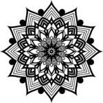 Black mandala