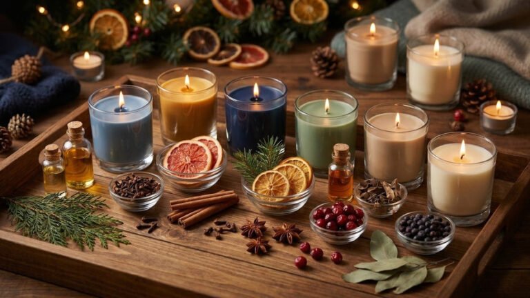 Christmas fragrance candles