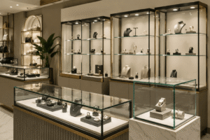 Best Glass Display Cabinets and Counter Top Displays for Modern Retail Stores