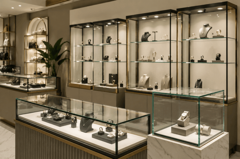 Best Glass Display Cabinets and Counter Top Displays for Modern Retail Stores