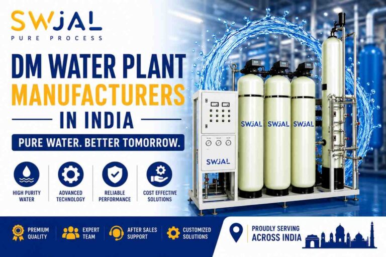 DM Water Plant Manufacturers in India | Swjal Process Pvt Ltd