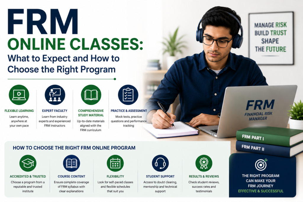 FRM Online Classes - What to Expect and How to Choose the Right Program