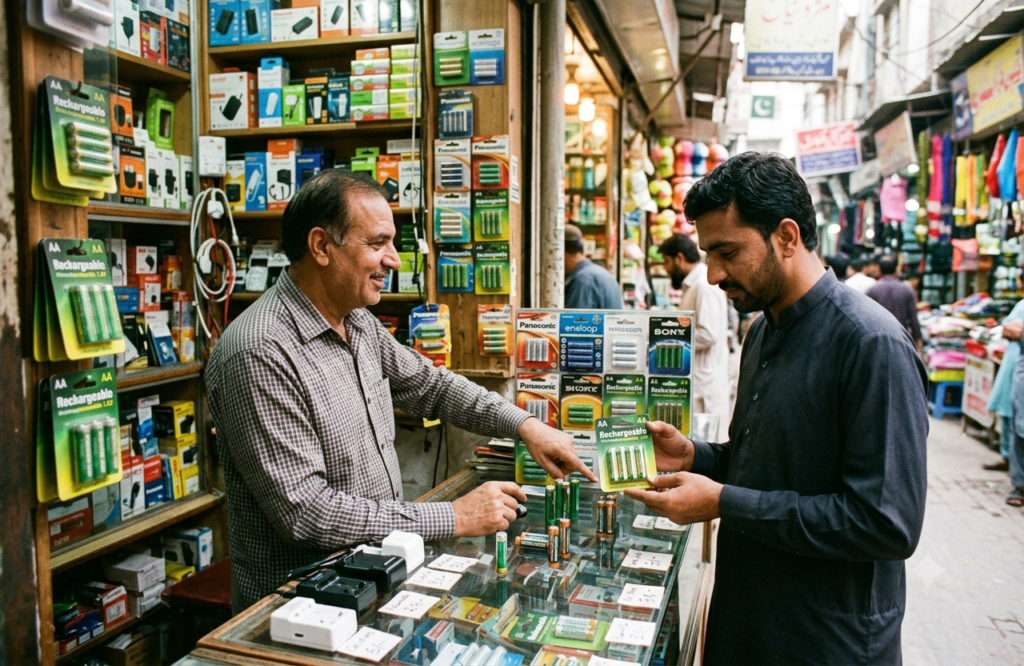 rechargeable cell price in pakistan
