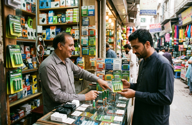 rechargeable cell price in pakistan