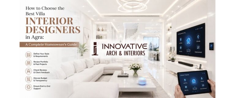 How to Choose the Best Villa Interior Designers in Agra: A Complete Homeowner's Guide
