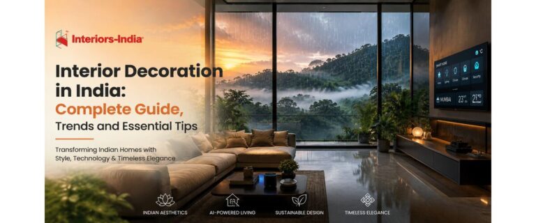 Interior Decoration in India: Complete Guide, Trends and Essential Tips