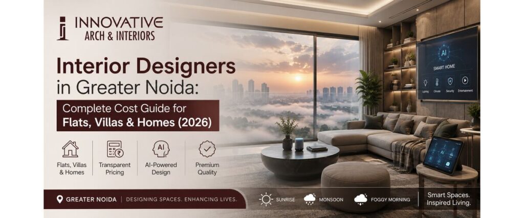 Interior Designers in Greater Noida: Complete Cost Guide for Flats, Villas & Homes (2026)Interior Designers in Greater Noida: Complete Cost Guide for Flats, Villas & Homes (2026)