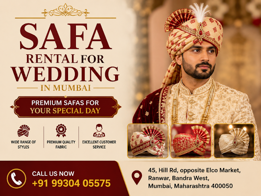 Safa rental for wedding in Mumbai
