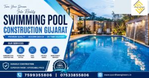 Professional Swimming Pool Construction Gujarat by Spardha Engineers for residential, commercial, hotel, resort, and villa projects.
