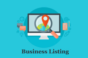 Small business owner updating their business listing details