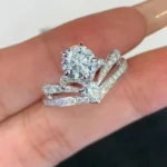 Lab Grown Pear Shaped Diamond Ring​