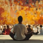 man-sits-lotus-position-meditating-front-large-crowd_14117-1133005