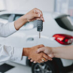 Handing over the car keys