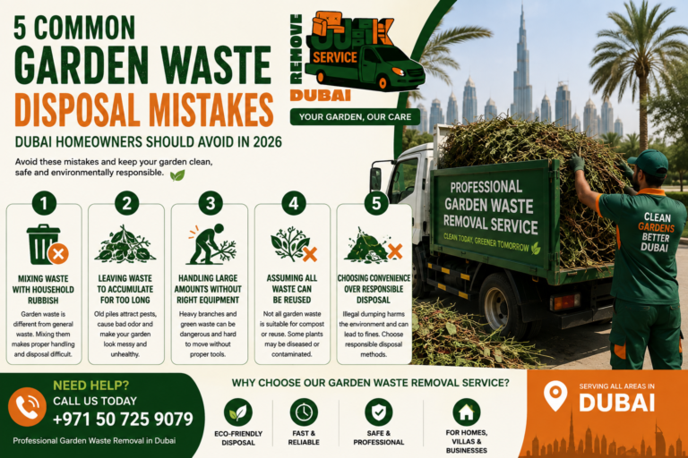 5 Common Garden Waste Disposal Mistakes Dubai Homeowners Should Avoid in 2026