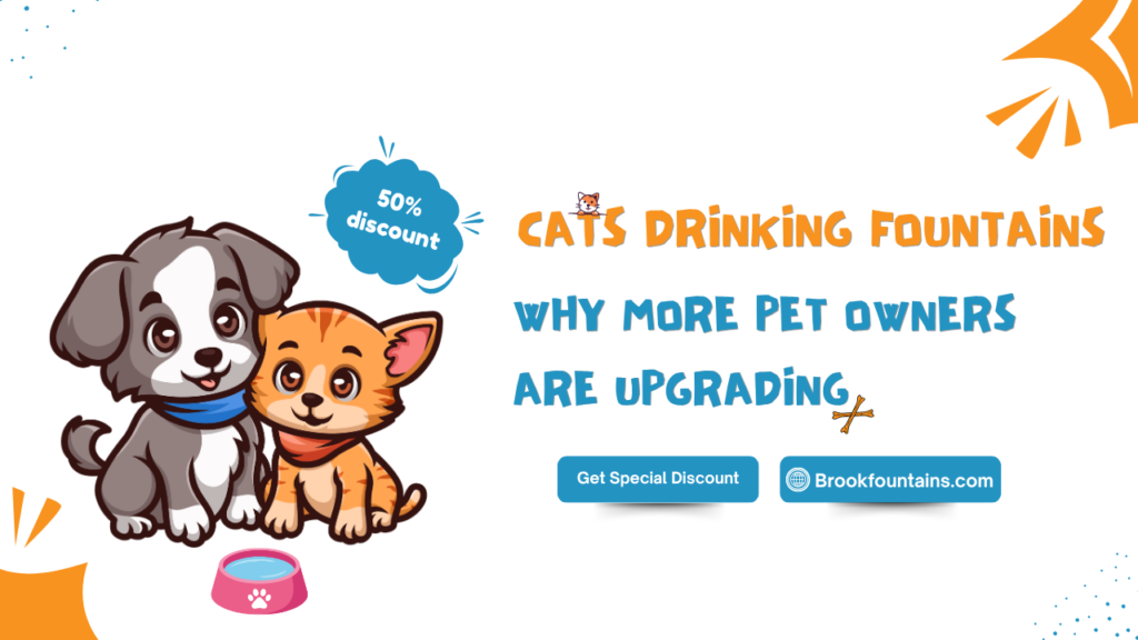Cats Drinking Fountains