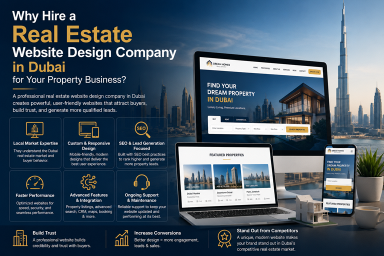 Why Hire a Real Estate Website Design Company in Dubai for Your Property Business?