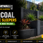 Charcoal Concrete Sleepers