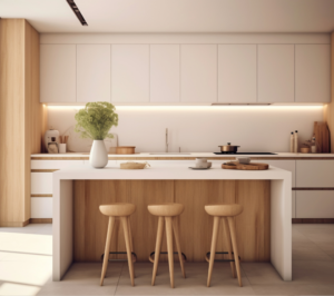 Cream kitchen Cabinets