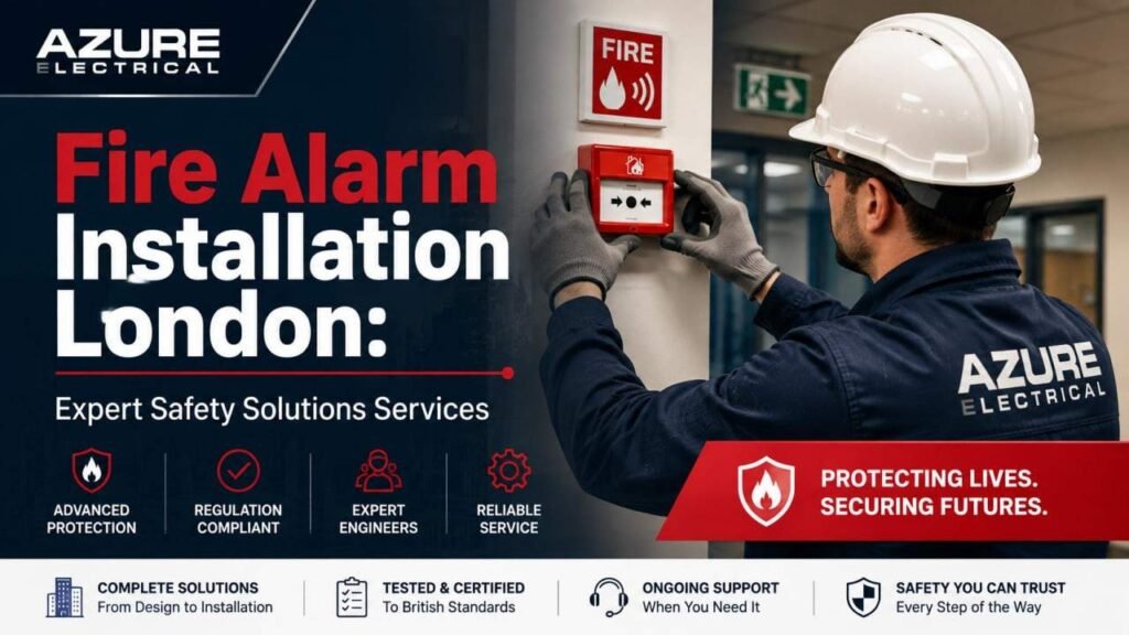 Modern fire detection system for residential safety in London