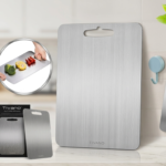 Tivano Cutting Board with a durable, knife-friendly surface for everyday kitchen chopping, slicing, and food preparation.