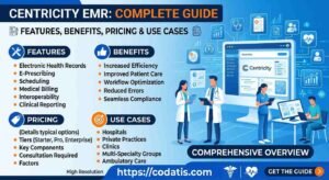 Centricity EMR complete guide infographic - codatis.com