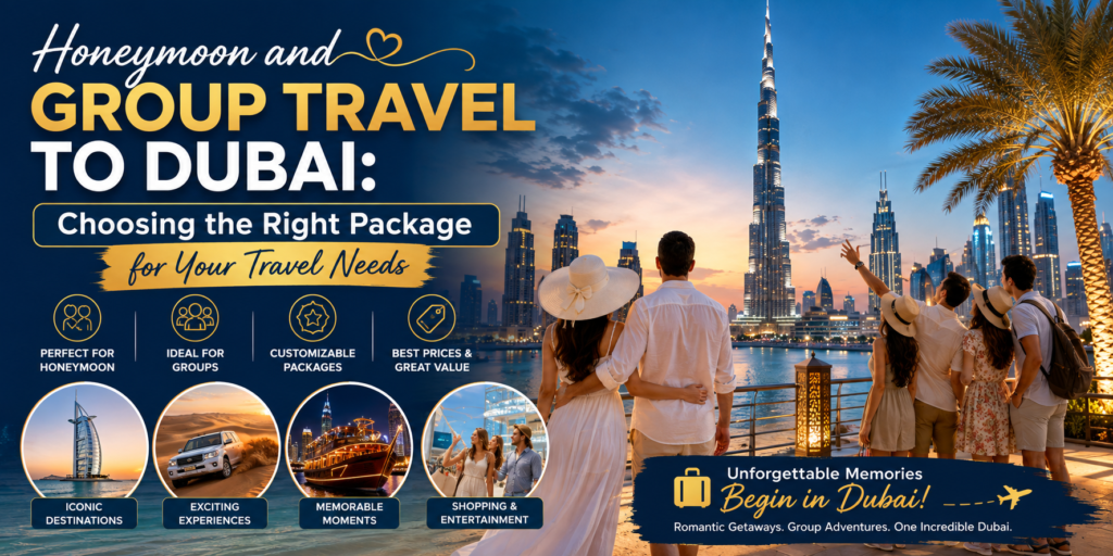 Honeymoon & Group Dubai Packages Choose the Right Trip