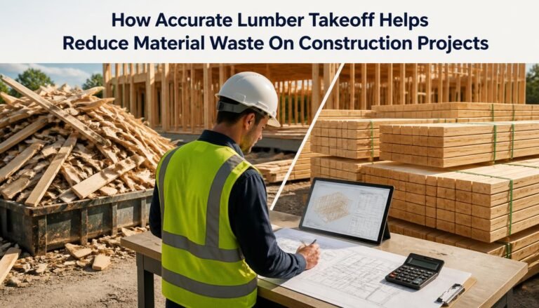 How Accurate Lumber Takeoff Helps Reduce Material Waste On Construction Projects
