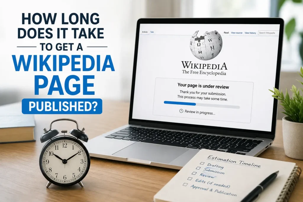 How Long Does It Take To Get A Wikipedia Page Published