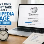 How Long Does It Take To Get A Wikipedia Page Published