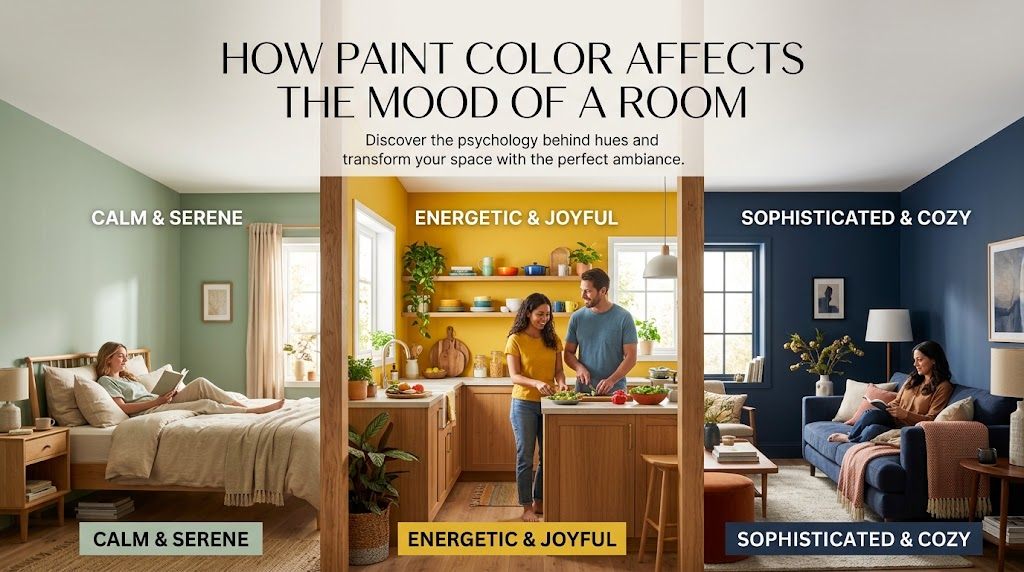 How Paint Color Affects the Mood of a Room