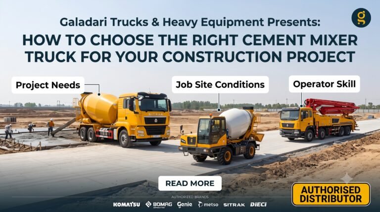 How to Choose the Right Cement Mixer Truck for Your Construction Project