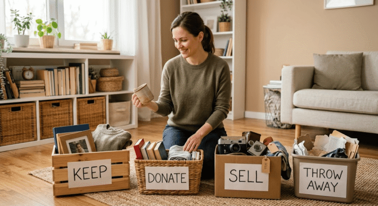 How to Decide What to Keep, Donate, Sell, or Throw Away