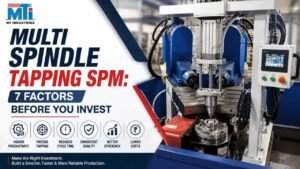 Multi Spindle Tapping SPM by MT Industries for efficient industrial tapping operations