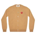 PLAY-MENS-CARDIGAN-INVADER-EMBLEM-BEIGE-430x430