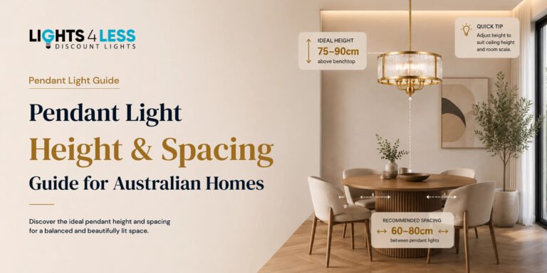 Pendant Light Height and Spacing Guide for Australian Homes