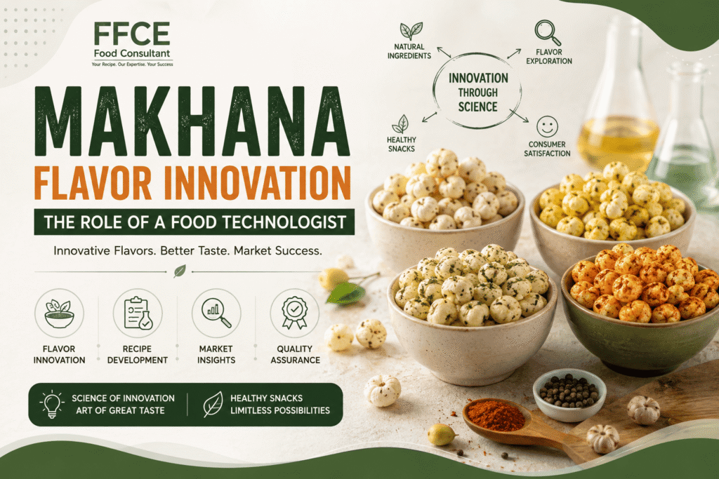 The Role of a Food Technologist in Makhana Flavor Innovation
