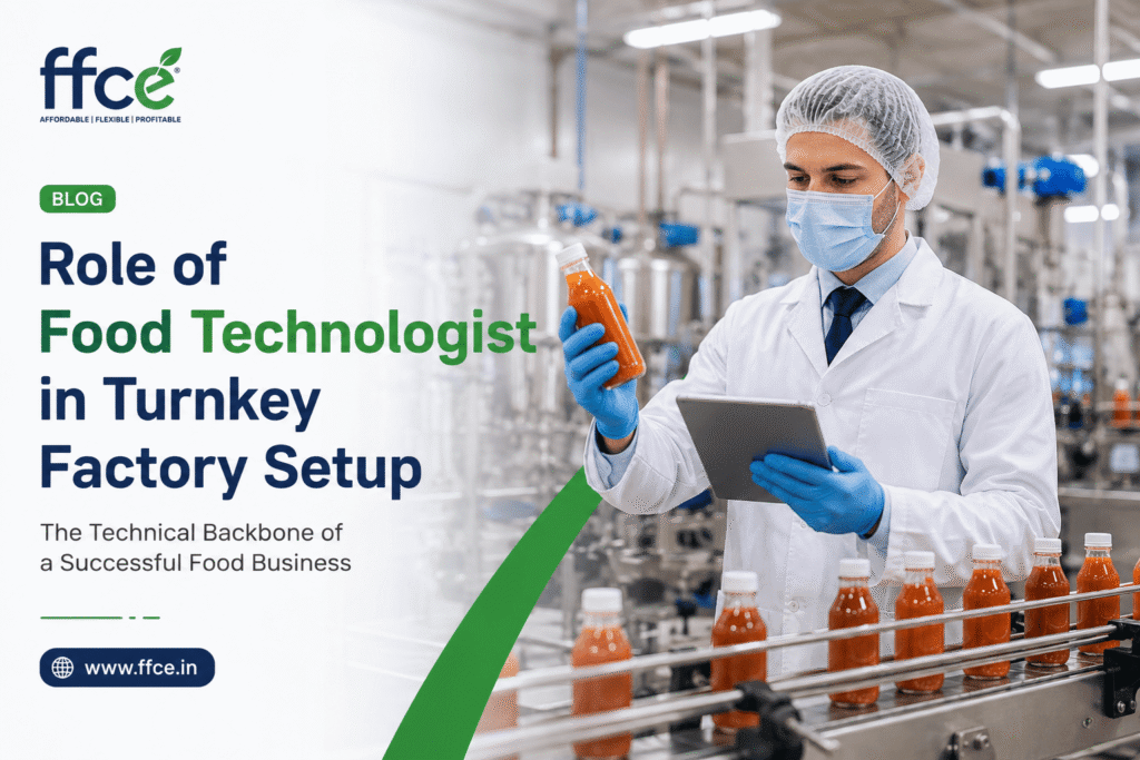 The Role of a Food Technologist in Turnkey Food Factory Setup Projects