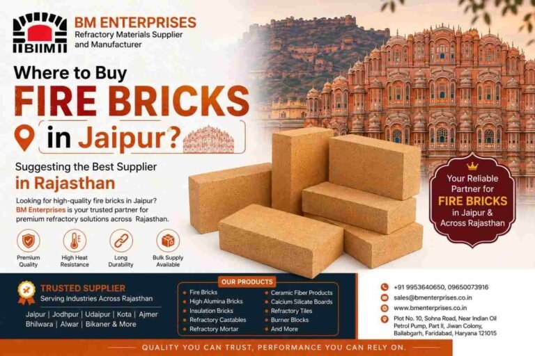 Where to Buy Fire Bricks in Jaipur Suggesting the Best Supplier in Rajasthan