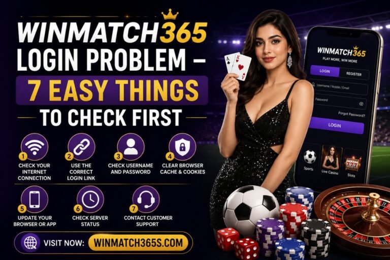 Winmatch365 login problem