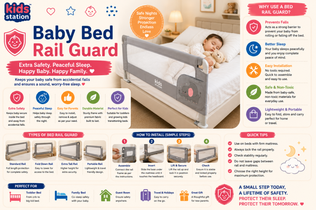 baby bed rail guard​